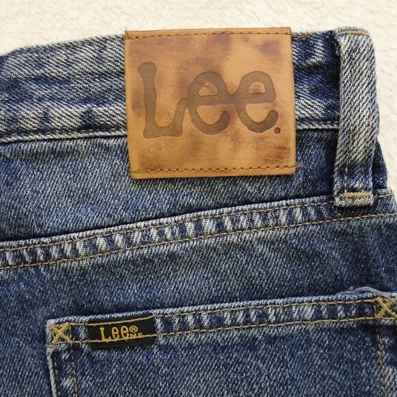 Lee Cut Off Denim Jean Shorts Women's Size 26 High Rise Heart - Picture 4 of 6